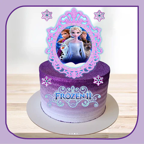 Arquivo de Corte Topo de Bolo Frozen 50
