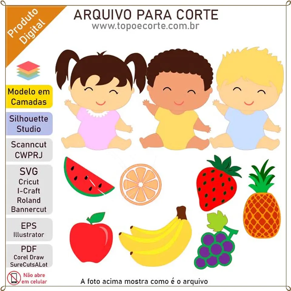 Arquivo de Corte Topo de Bolo Feira Frutinhas Pomar 23 1