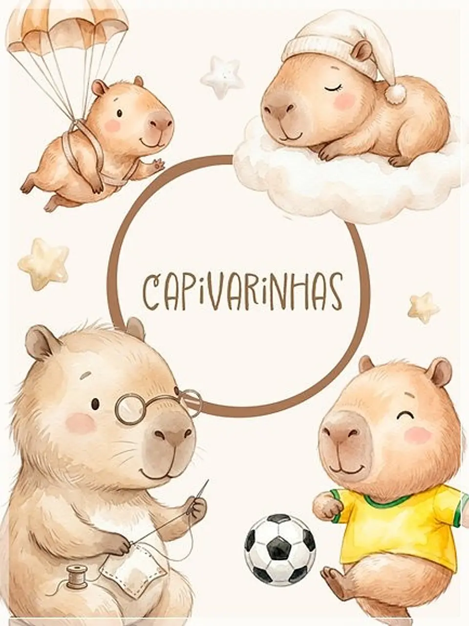 Kit Digital Capivarinhas Capivara 1