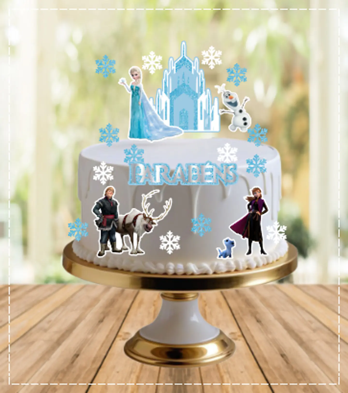Arquivo de Corte Topo de Bolo Frozen 42 1