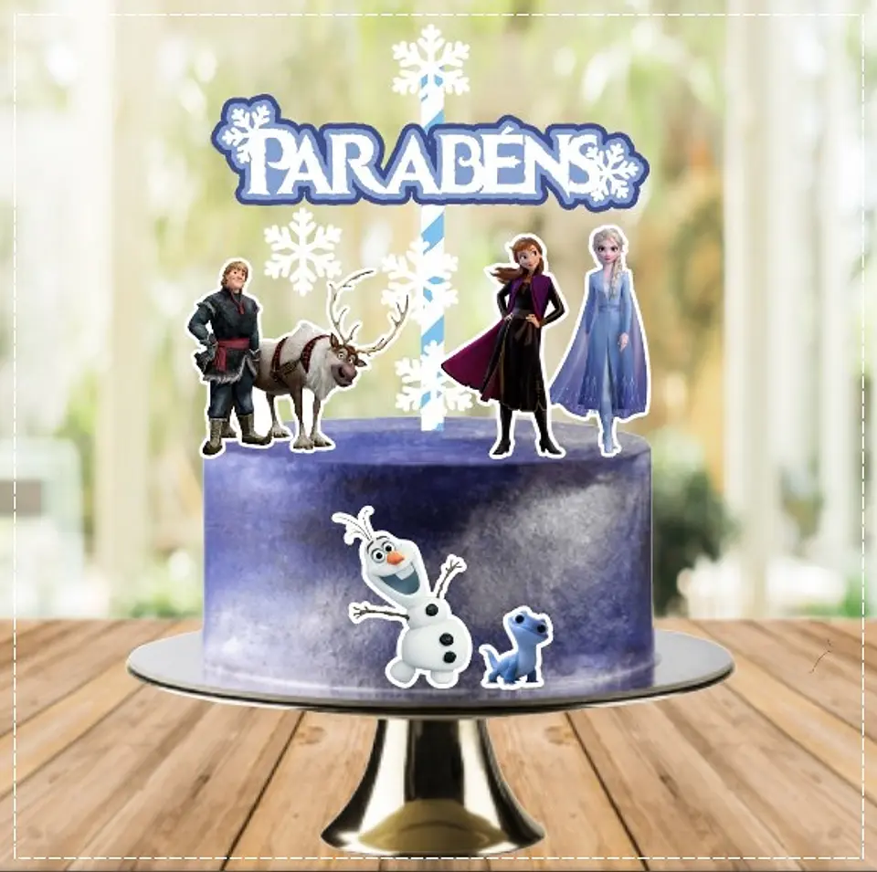 Arquivo de Corte Topo de Bolo Frozen 41 1