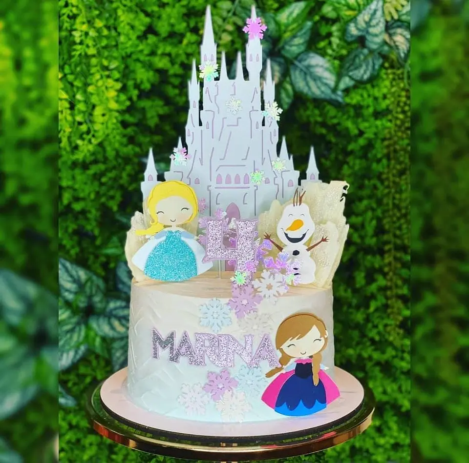 Arquivo de Corte Topo de Bolo Frozen 27 1