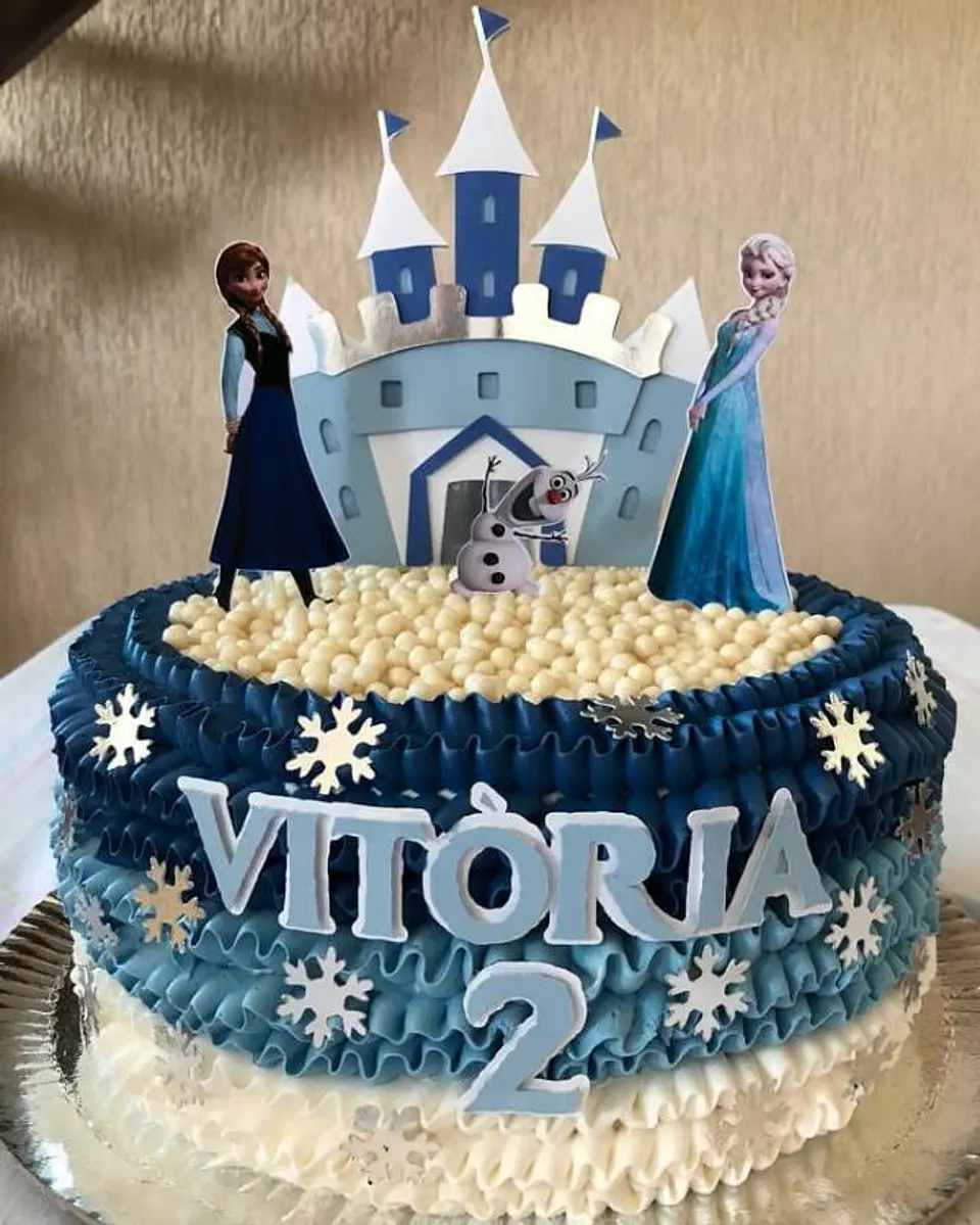 Arquivo de Corte Topo de Bolo Frozen 36 1