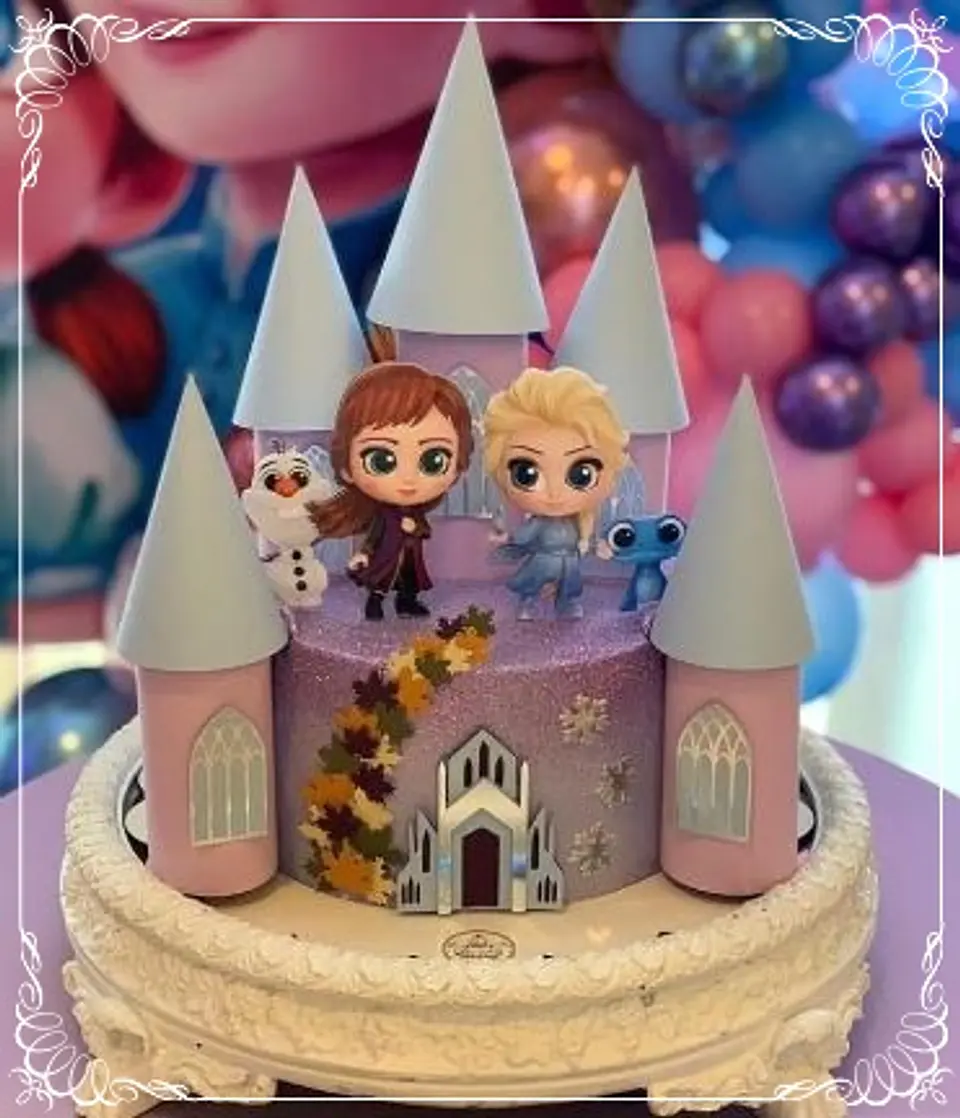 Arquivo de Corte Topo de Bolo Frozen 5 1