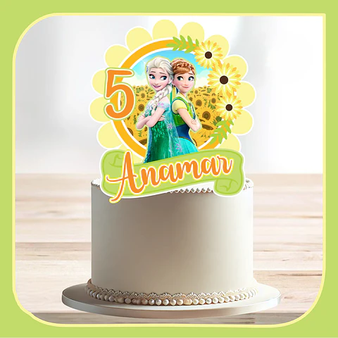 Arquivo de Corte Topo de Bolo Frozen Fever 4