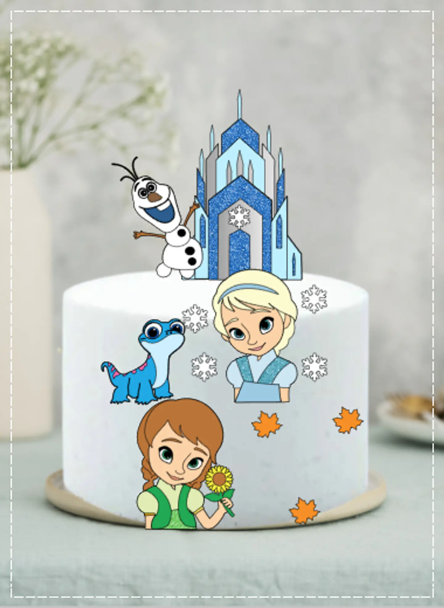 Arquivo de Corte Topo de Bolo Frozen 13 1