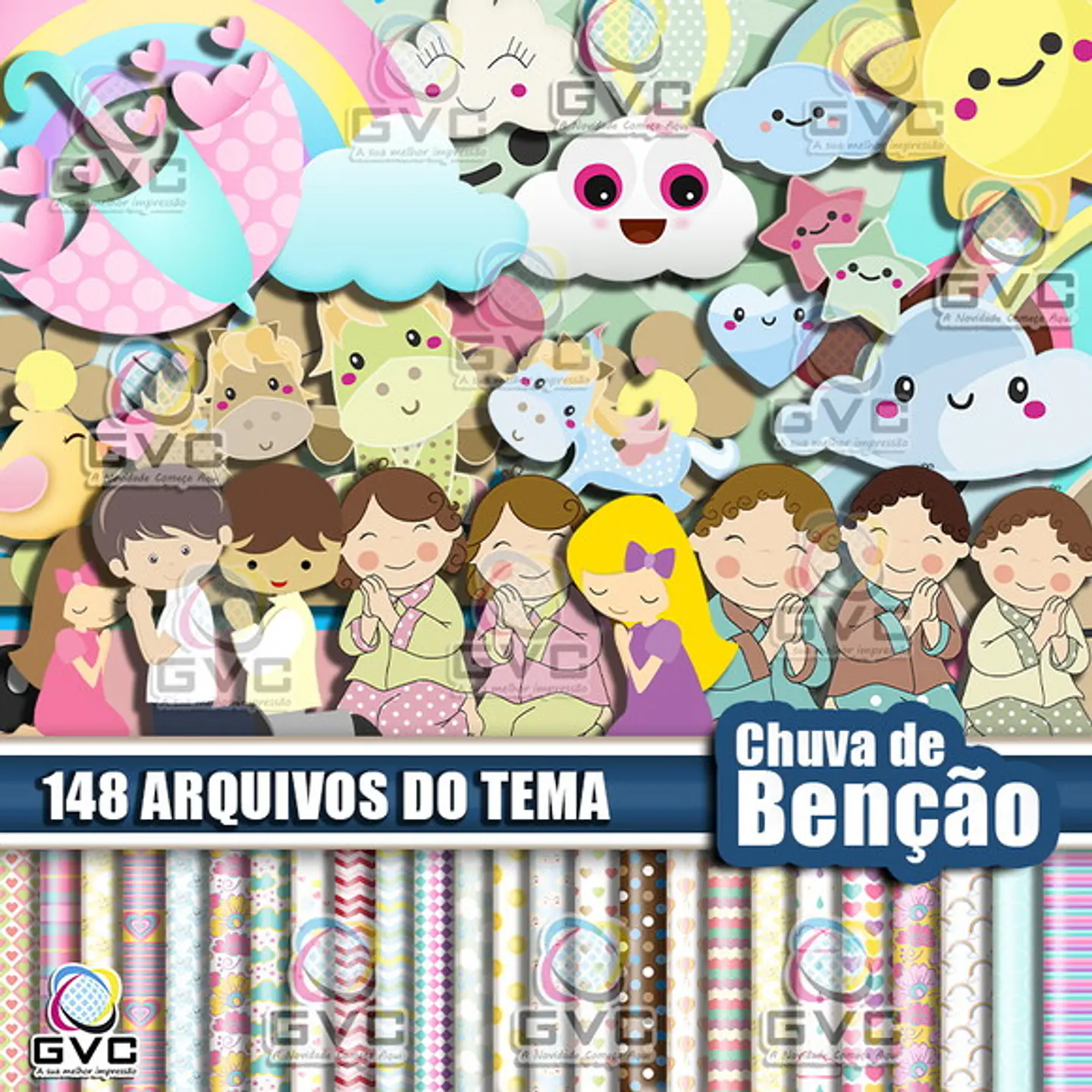 Kit Digital Chuva de Amor 24 1