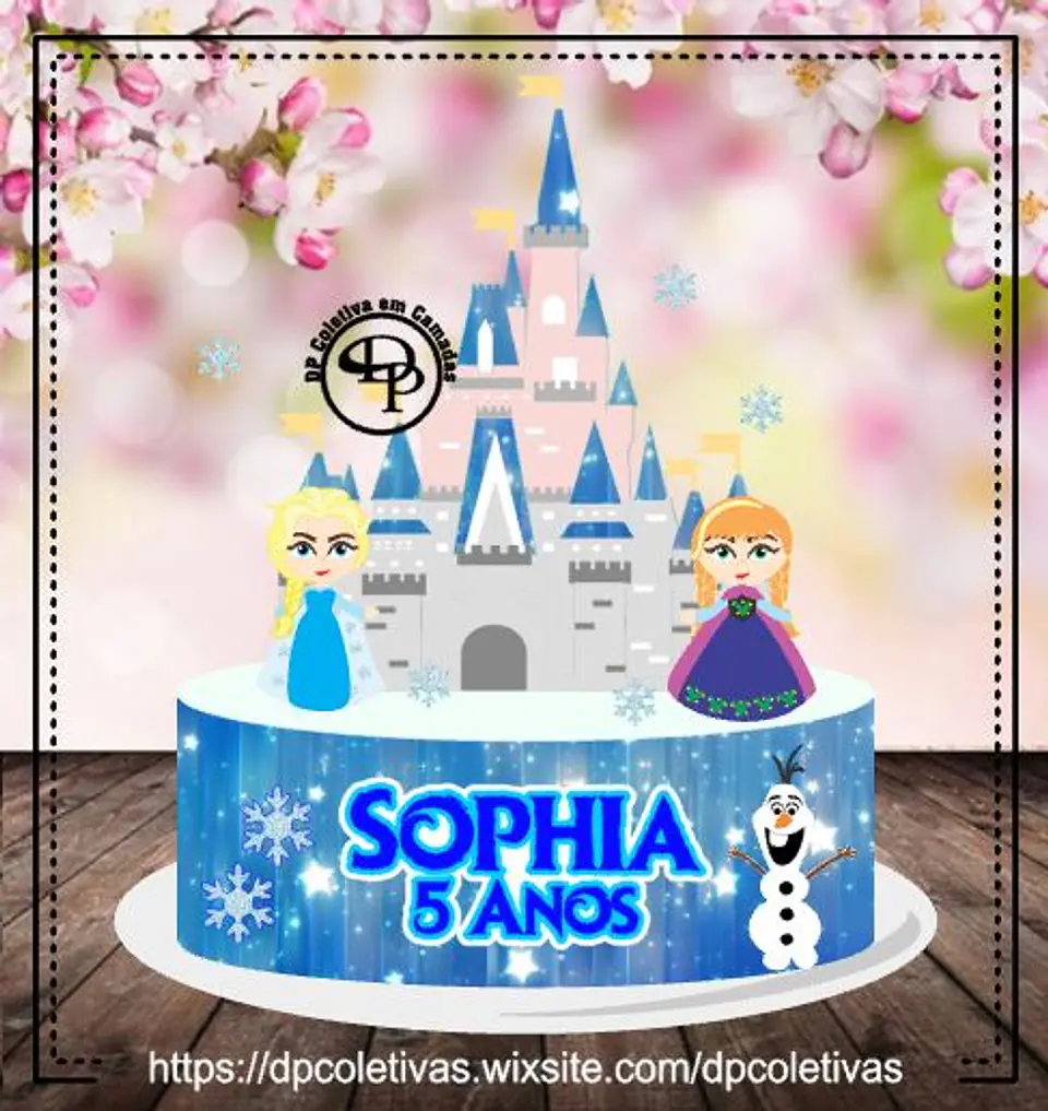 Arquivo de Corte Topo de Bolo Frozen 23 1