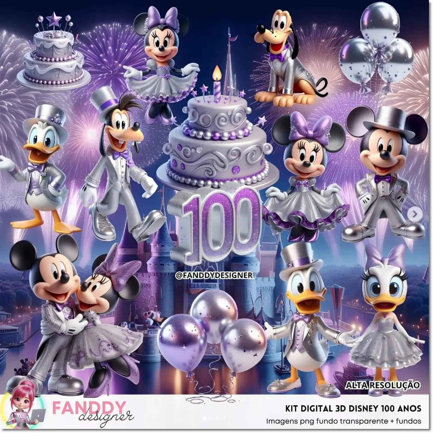 Kit Digital Disney 100 Anos 106 1