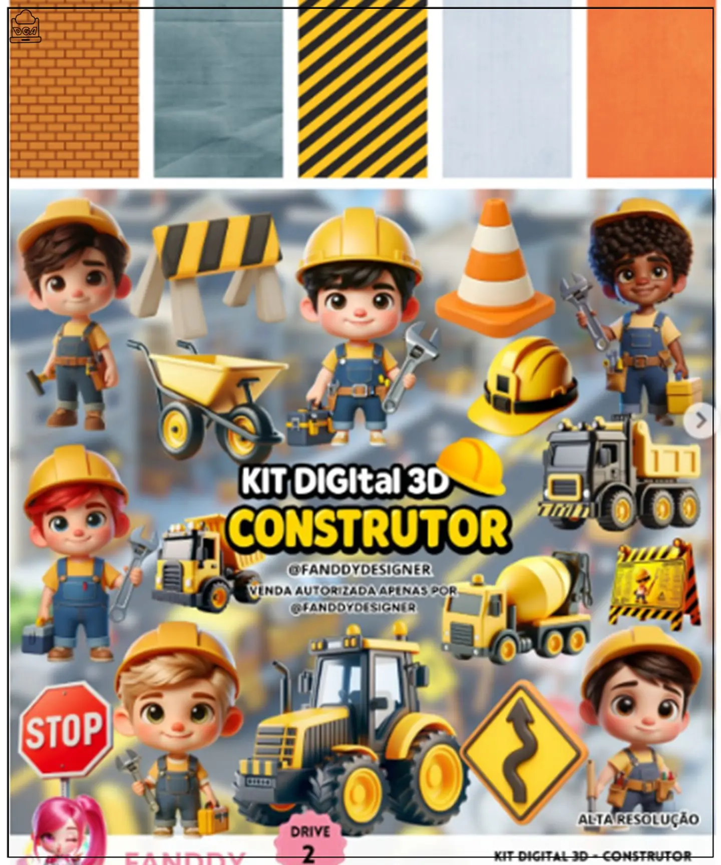 Kit Digital Construtores 3d 89 1