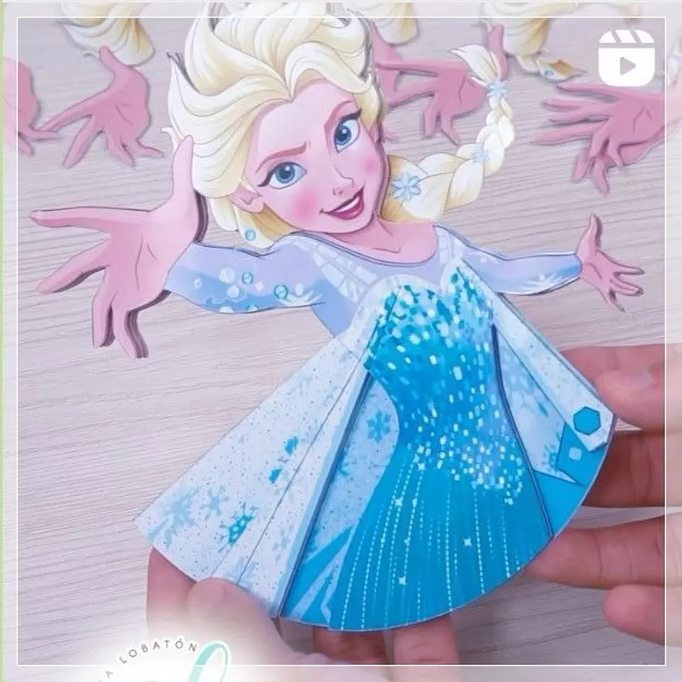 Arquivo de Corte Topo de Bolo Frozen Elsa 5 1