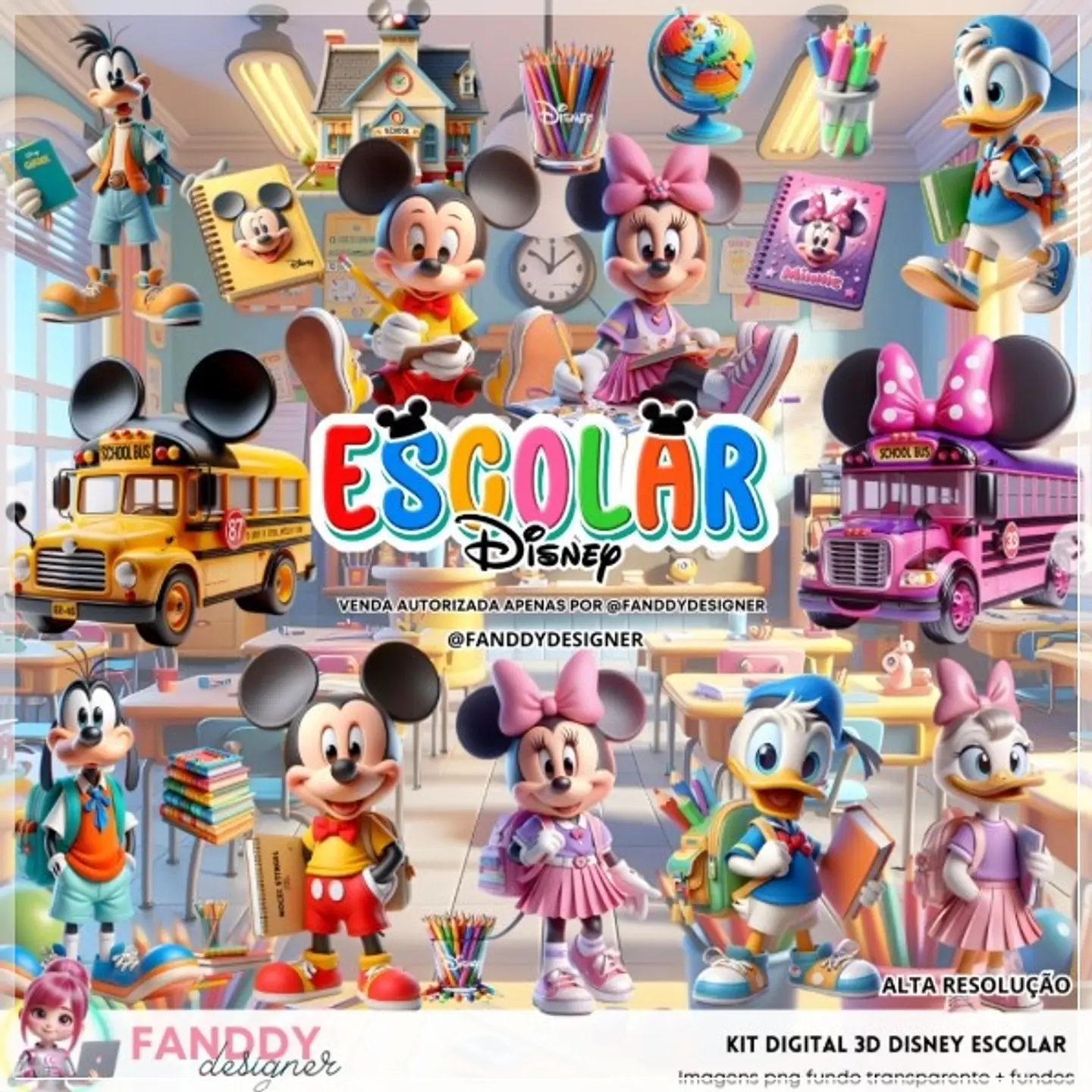 Kit Digital Disney Escolar 111 1