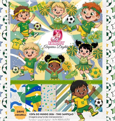 Kit Digital Copa do Mundo Time Campeão 94