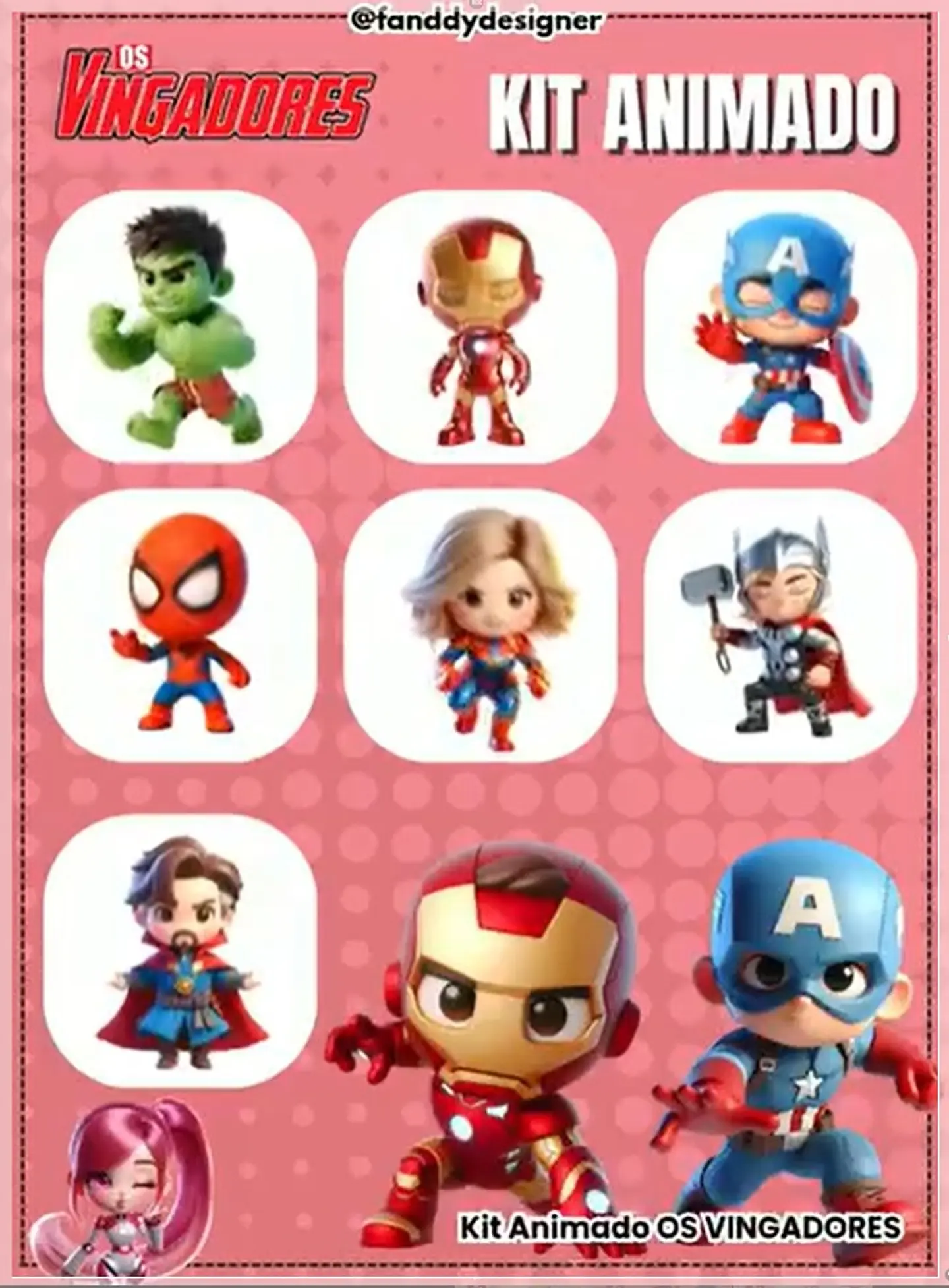 Kit Digital Animado Os Vingadores 23 1