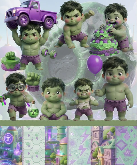 Kit Digital O Incrível Hulk 19