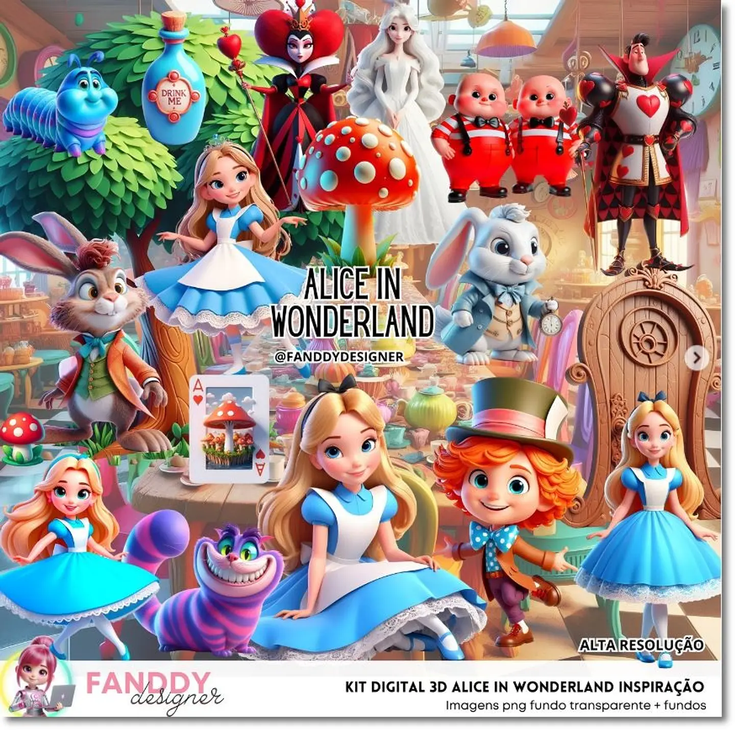 Kit Digital Alice In Wonderland 13 1