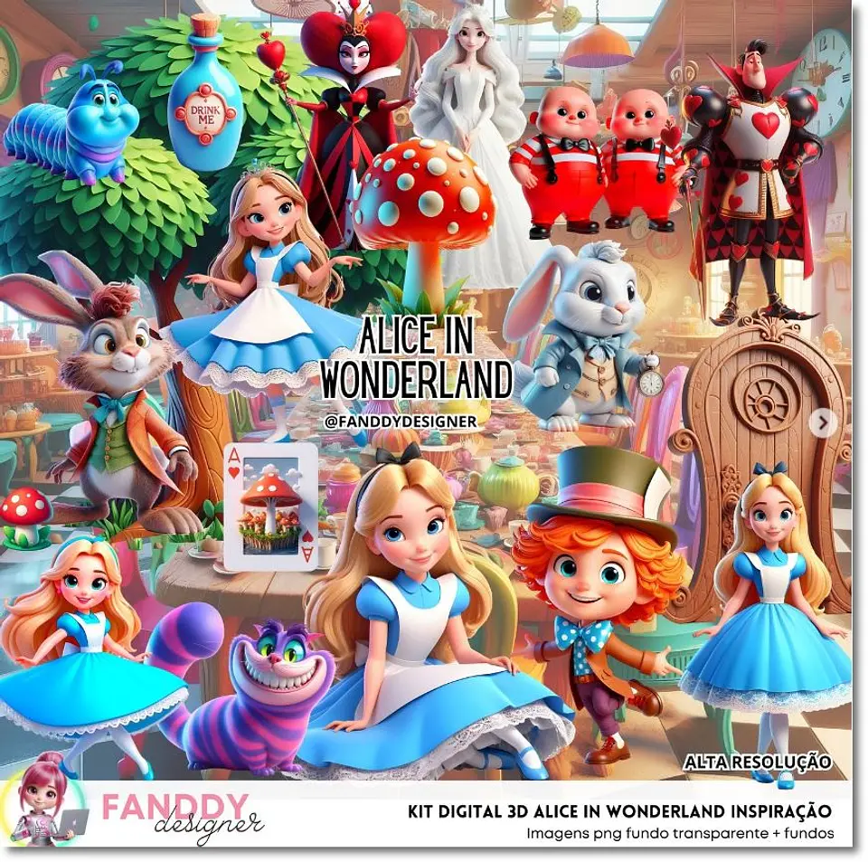 Kit Digital Alice In Wonderland 13 1