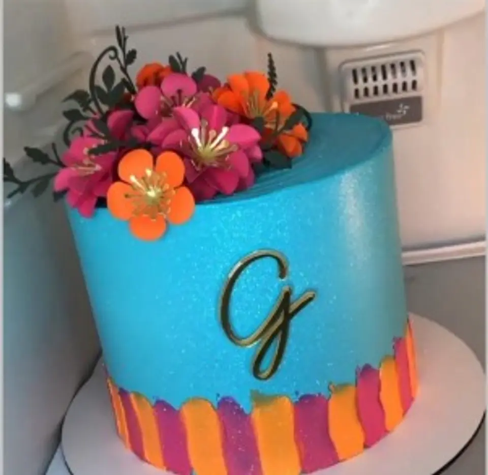 Arquivo de Corte Topo de Bolo Flores Floral 51 1