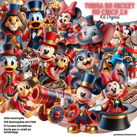 Kit Digital Turma do Mickey No Circo 2.0 102