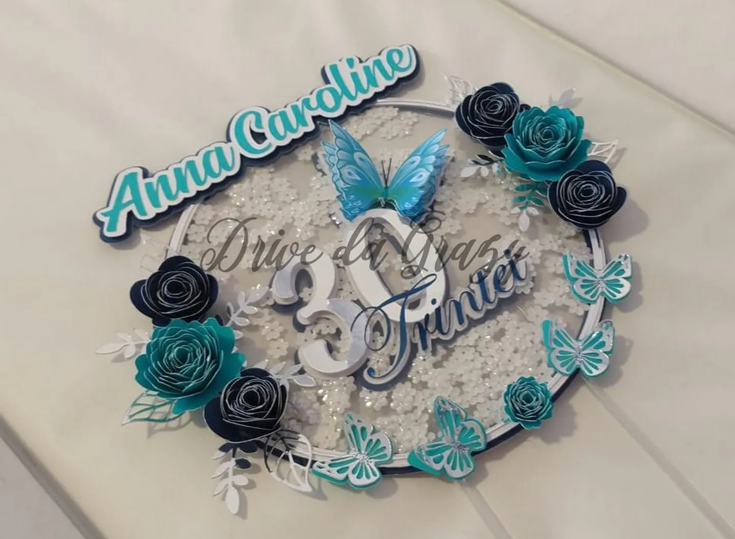 Arquivo de Corte Topo de Bolo Flores Floral 53 1
