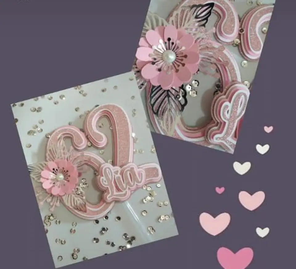 Arquivo de Corte Topo de Bolo Flores Floral 40 1