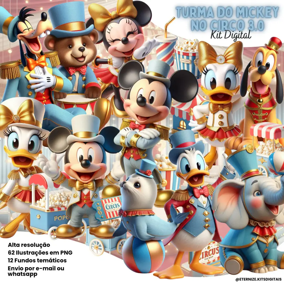 Kit Digital Mickey Circo 65 1