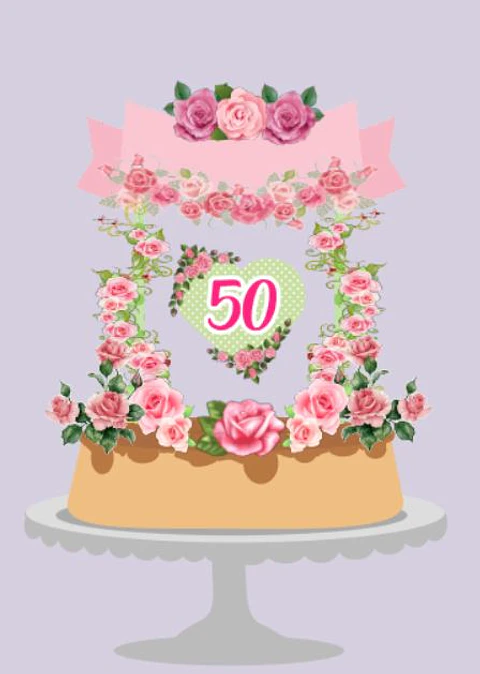 Arquivo de Corte Topo de Bolo Flores Floral 27