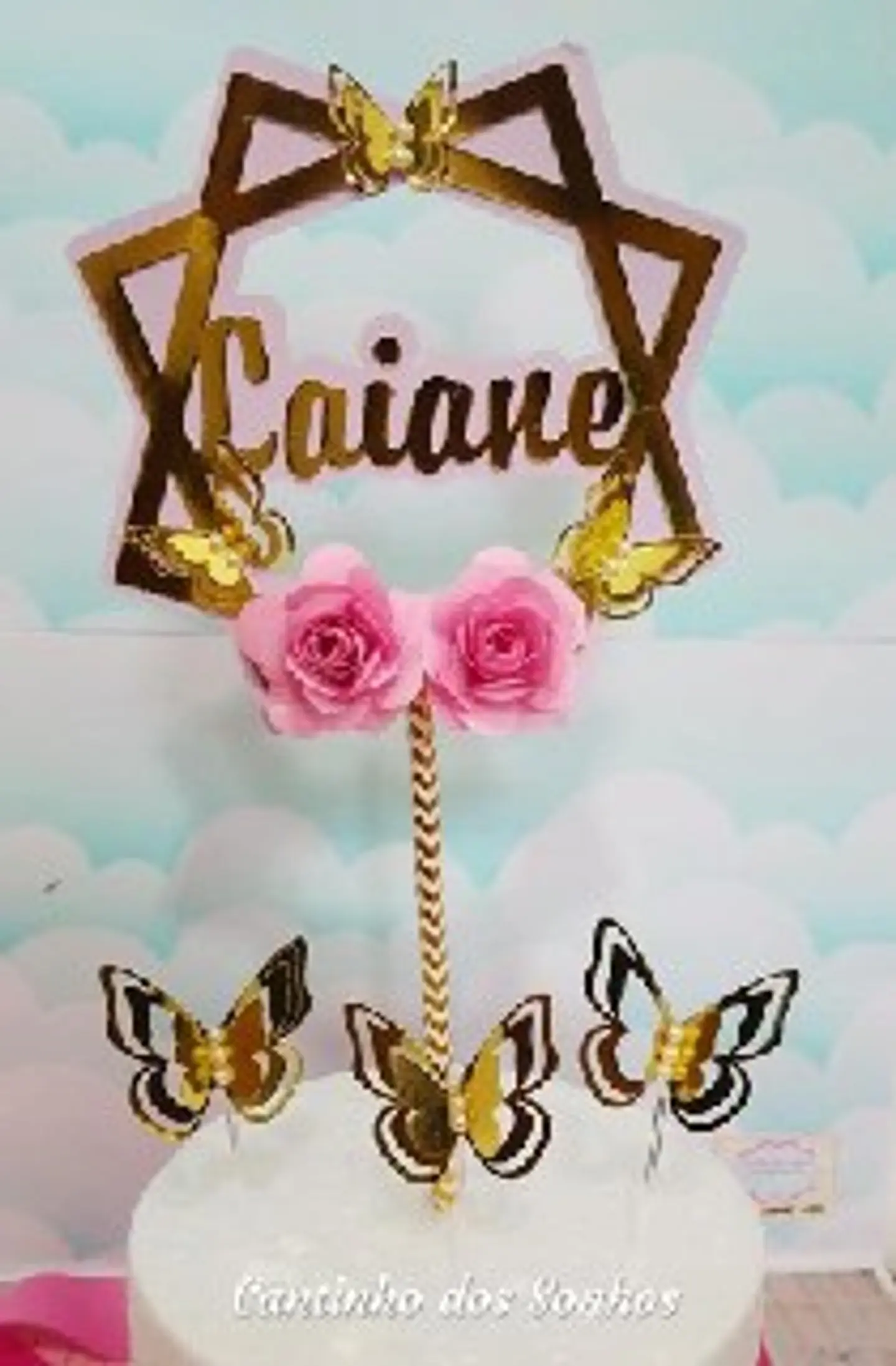 Arquivo de Corte Topo de Bolo Flores Floral 26 1