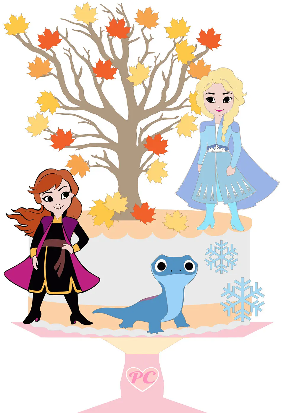 Arquivo de Corte Topo de Bolo Frozen 25 1