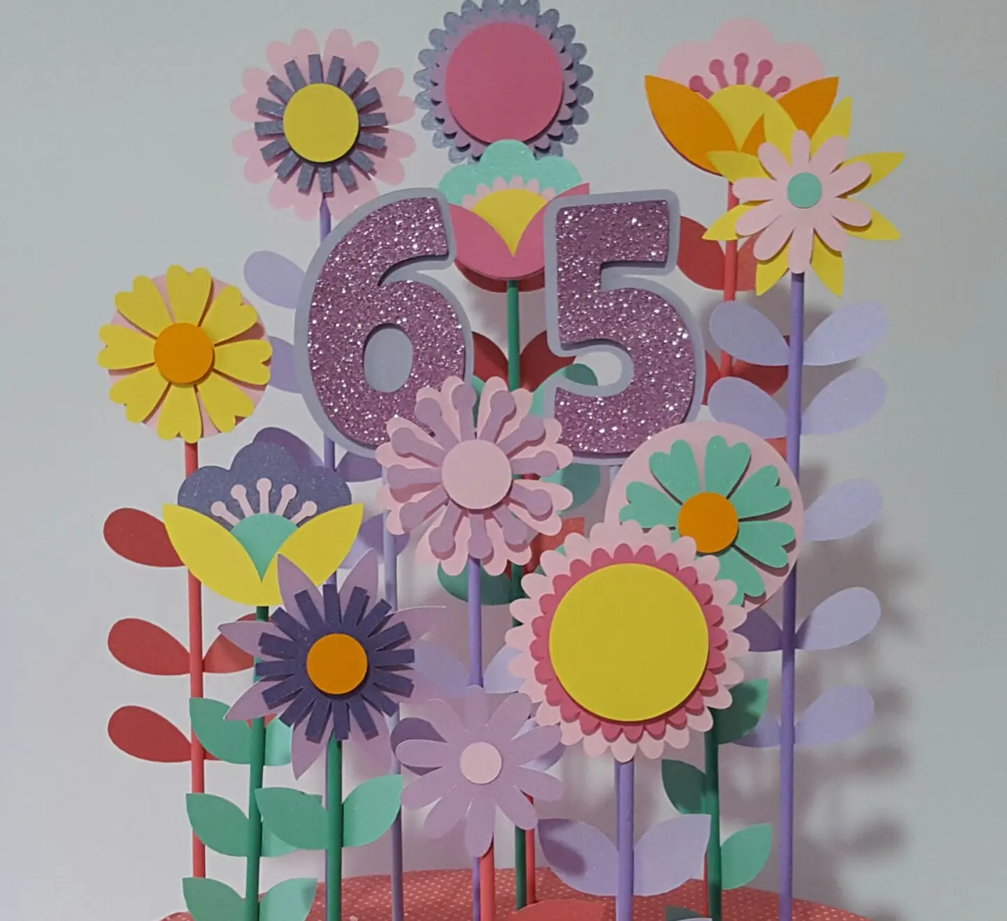 Arquivo de Corte Topo de Bolo Flores Floral 5 1