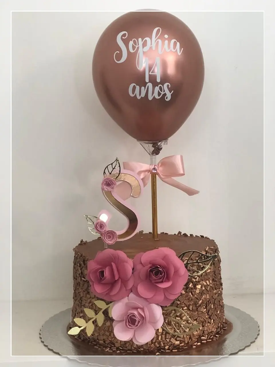 Arquivo de Corte Topo de Bolo Flores Floral 24 1