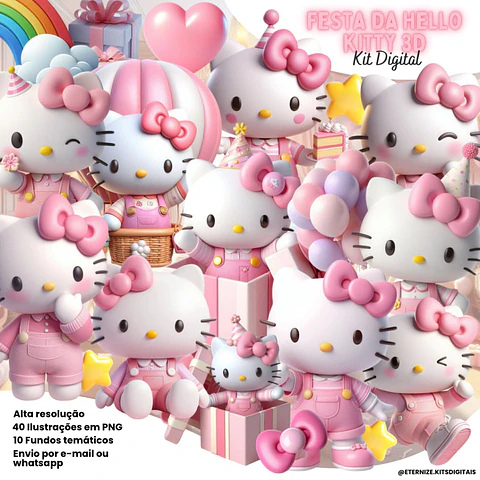 Kit Digital Festa da Hello Kitty 41