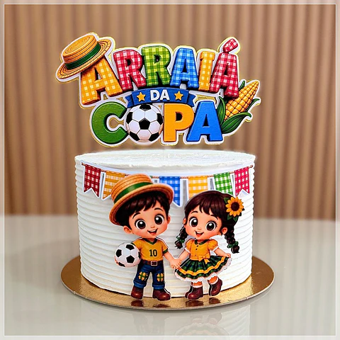 Arquivo de Corte Topo do Bolo Arraiá Festa Junina São João