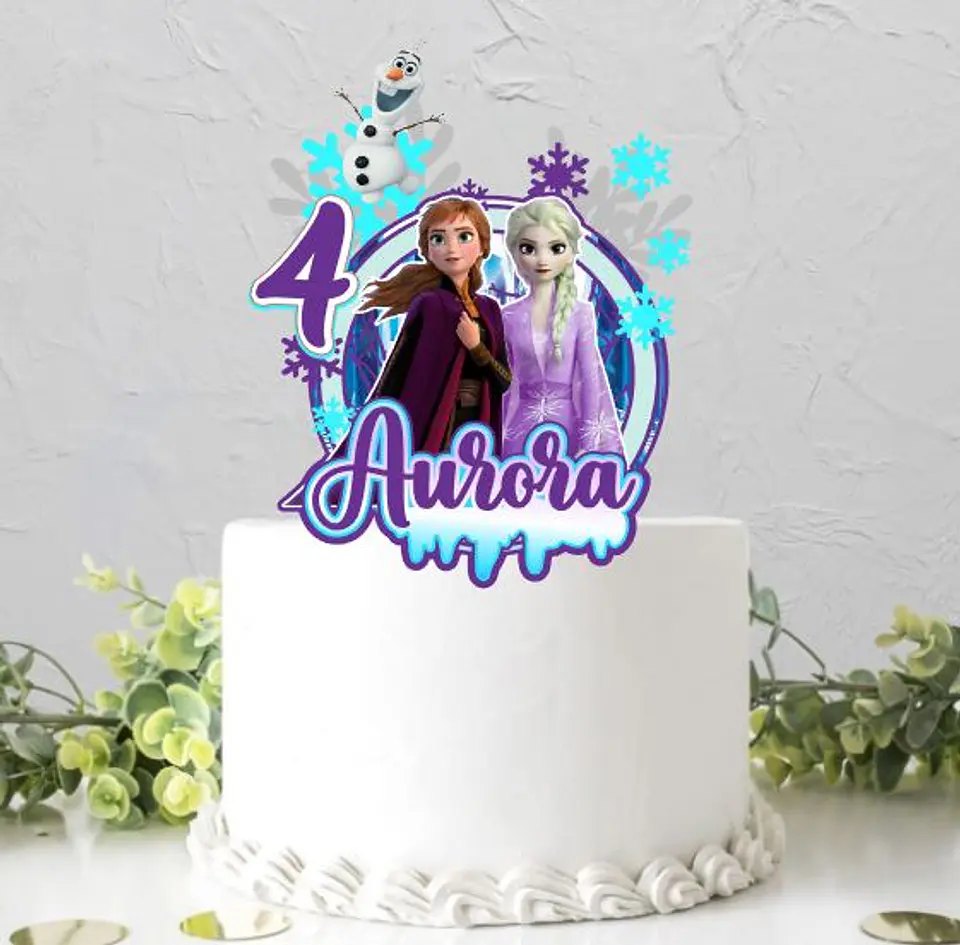 Arquivo de Corte Topo de Bolo Frozen 12 1