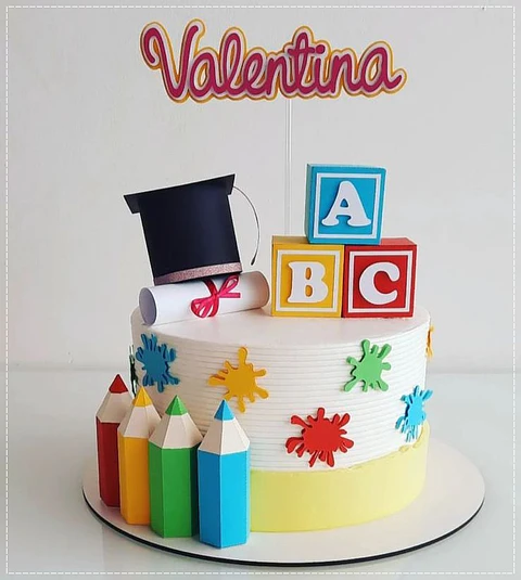 Arquivo de Corte Topo de Bolo Formatura Abc 7