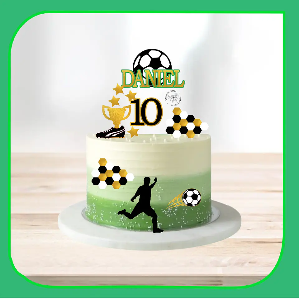Arquivo de Corte Topo de Bolo Futebol 61 1