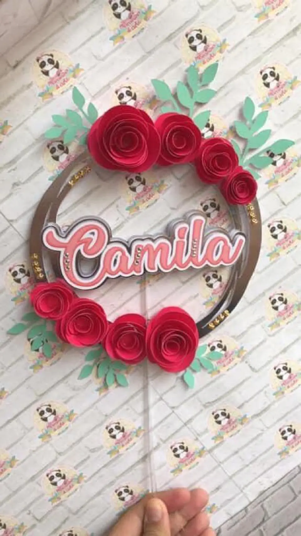 Arquivo de Corte Topo de Bolo Flores Floral 37 1