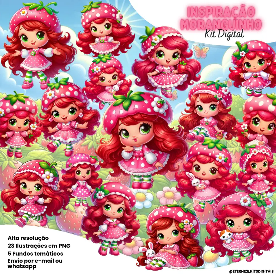 Kit Digital Moranguinho 76 1
