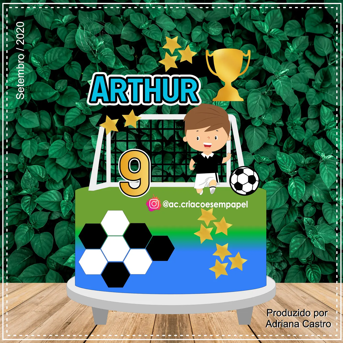 Arquivo de Corte Topo de Bolo Futebol 43 1