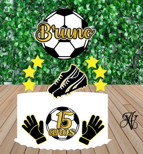 Arquivo de Corte Topo de Bolo Futebol 41
