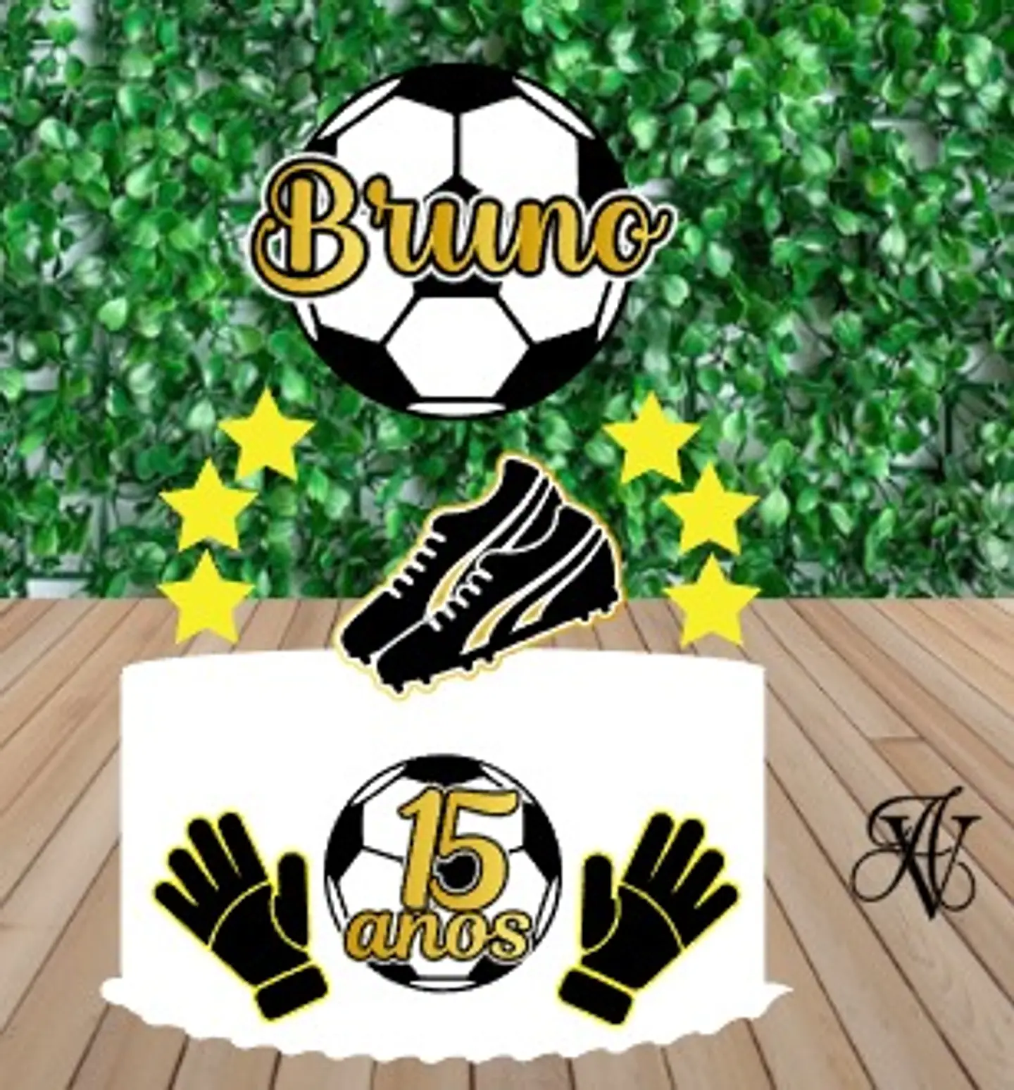 Arquivo de Corte Topo de Bolo Futebol 41 1