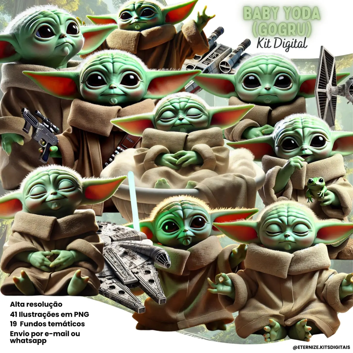 Kit Digital Baby Yoda (gogru 22 1