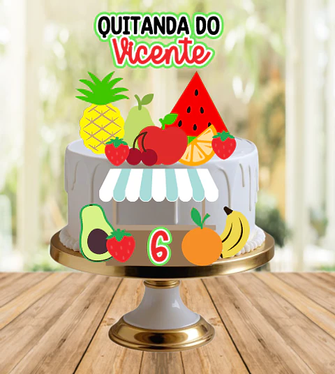 Arquivo de Corte Topo de Bolo Feira Frutinhas Pomar 54