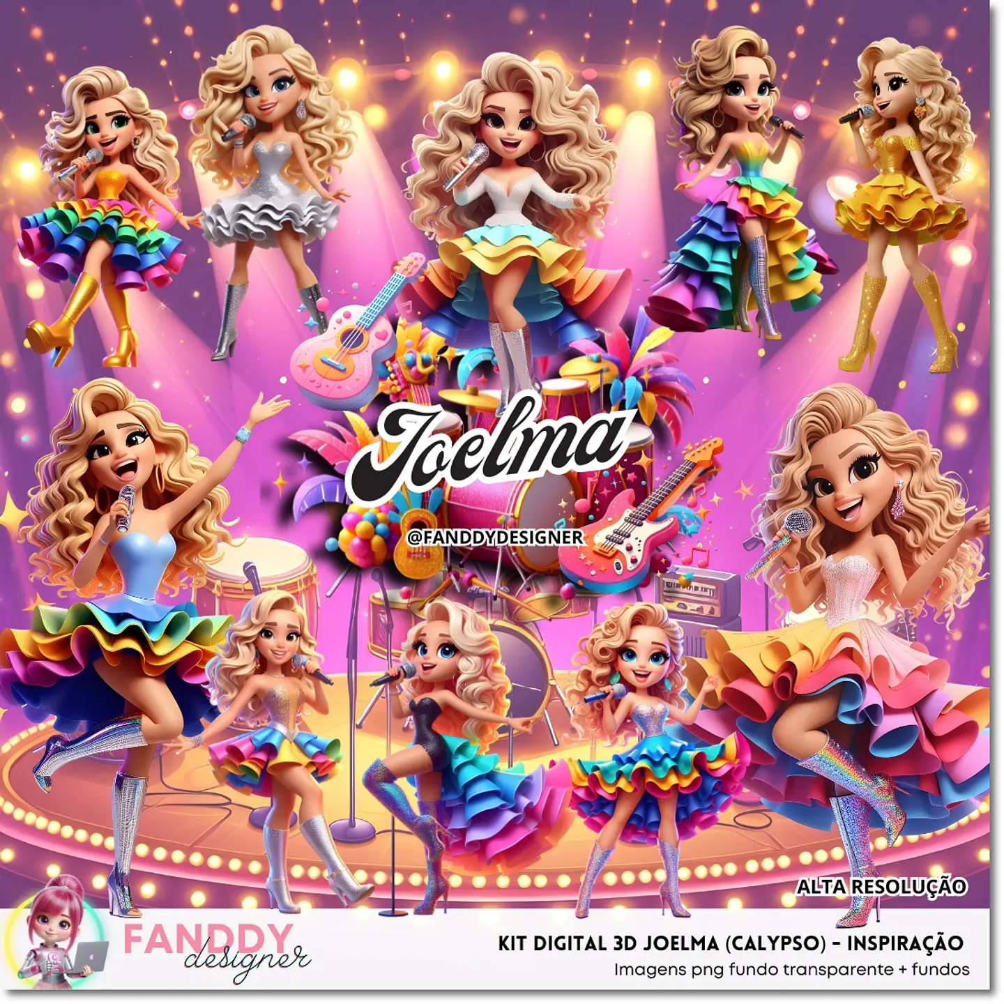 Kit Digital Joelma Calypso 177 1