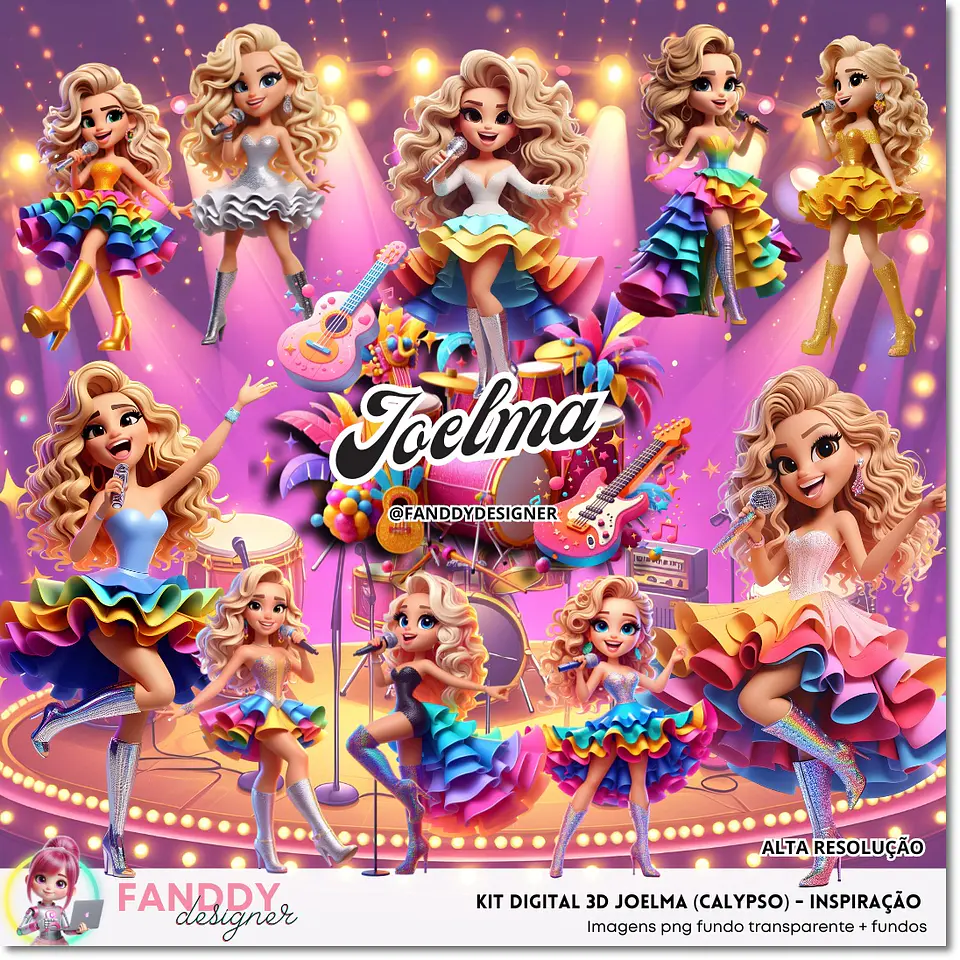 Kit Digital Joelma Calypso 177 1