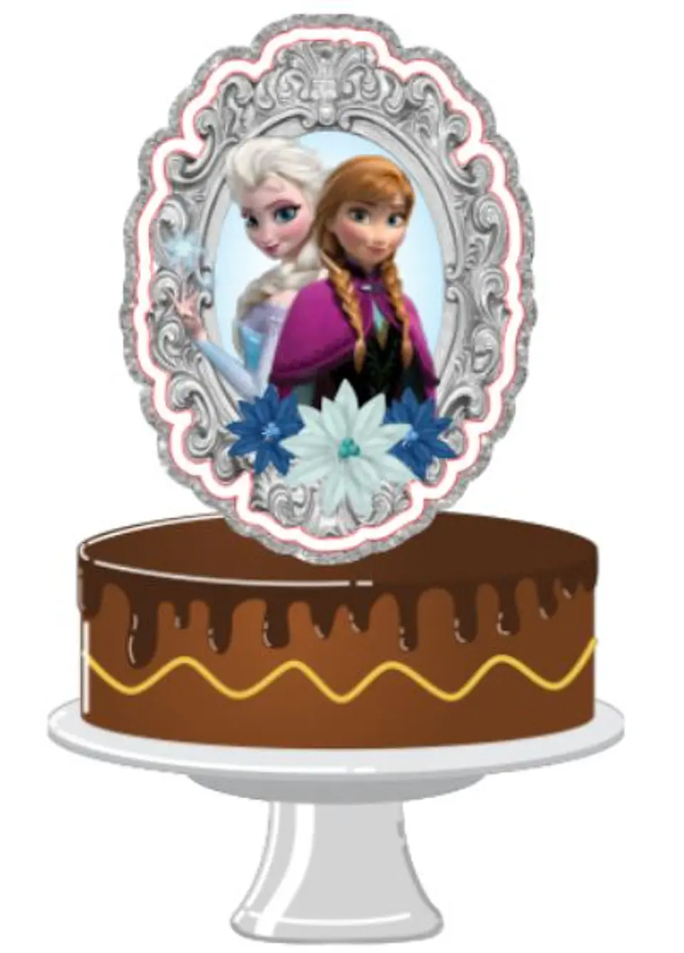 Arquivo de Corte Topo de Bolo Frozen 33 1