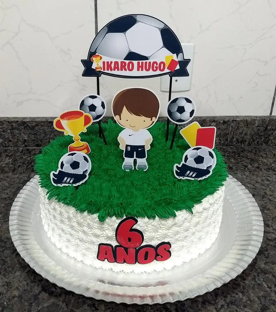 Arquivo de Corte Topo de Bolo Futebol 15 1
