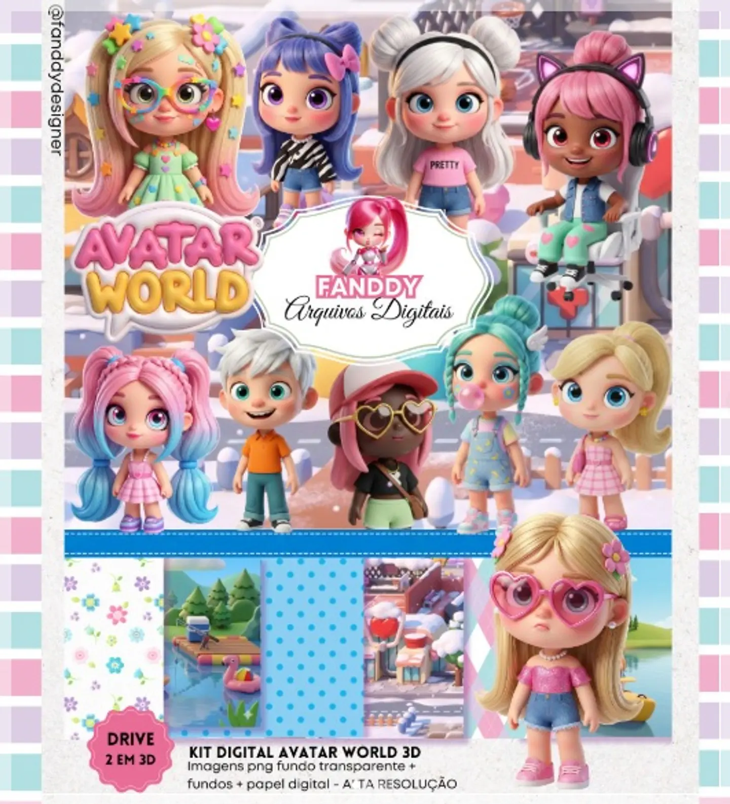 Kit Digital Avatar Word 3d 26 1