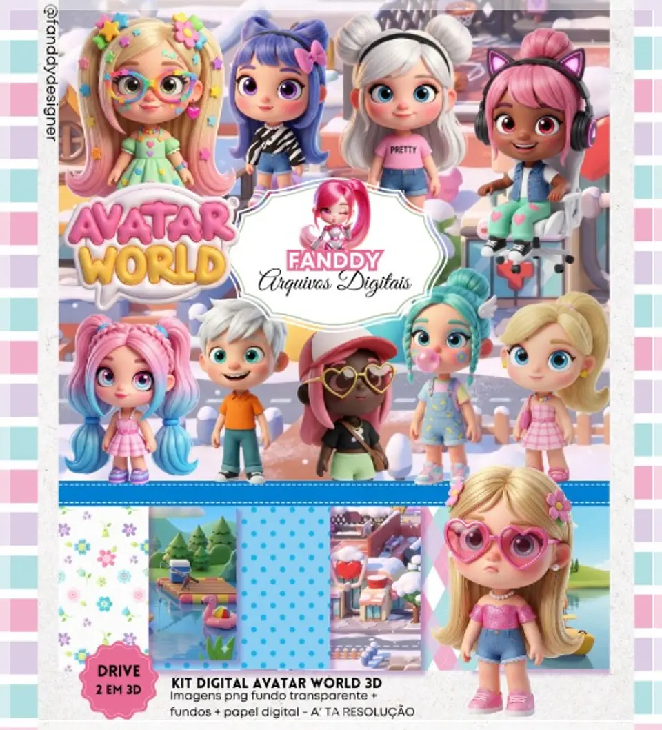 Kit Digital Avatar Word 3d 26 1