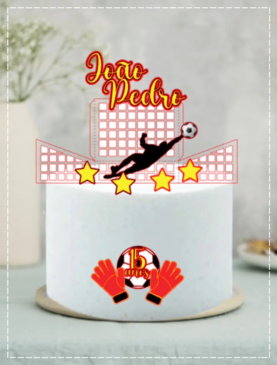 Arquivo de Corte Topo de Bolo Futebol 9 1
